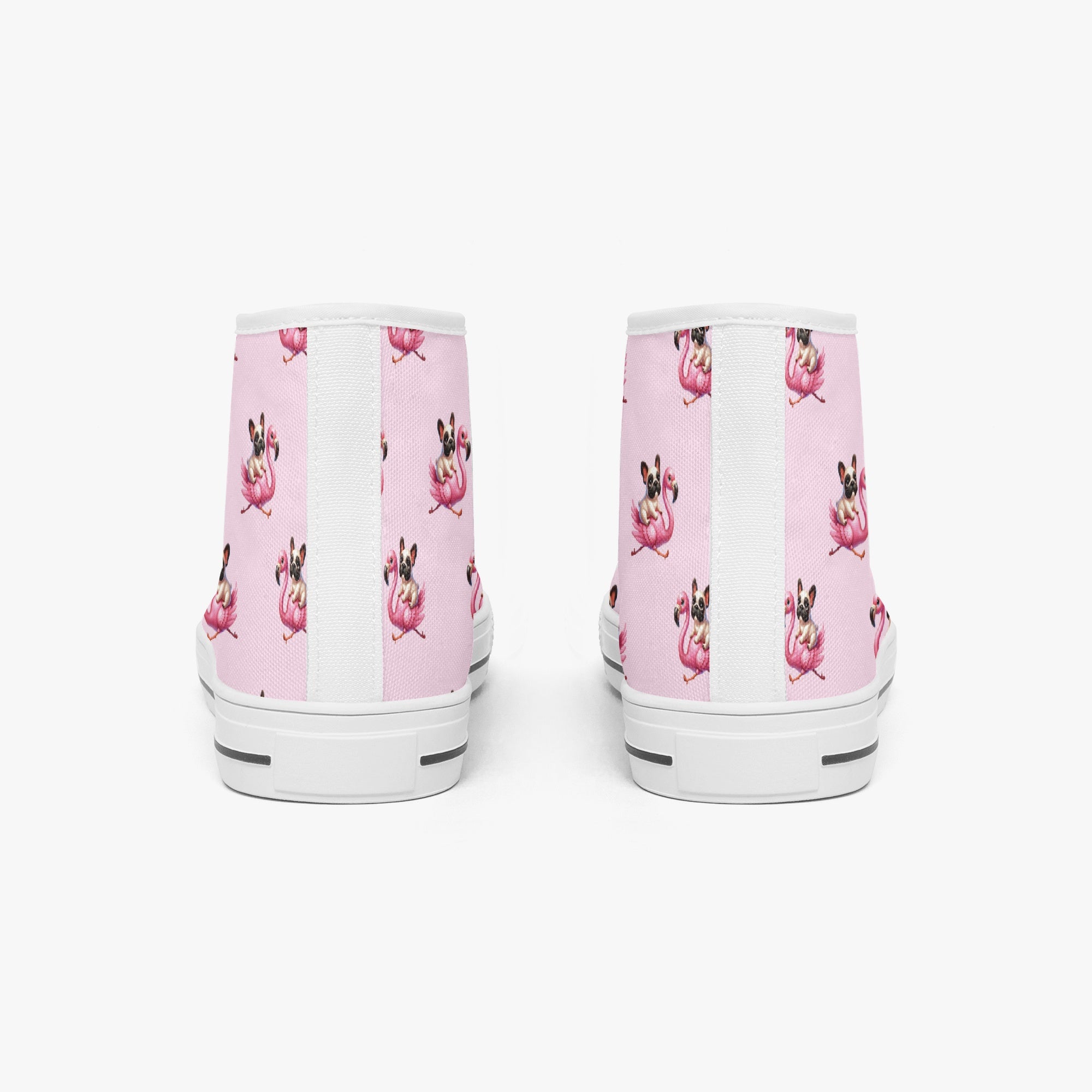 French Bulldog Lover London Classic High Top Canvas Shoes Casual Footwear