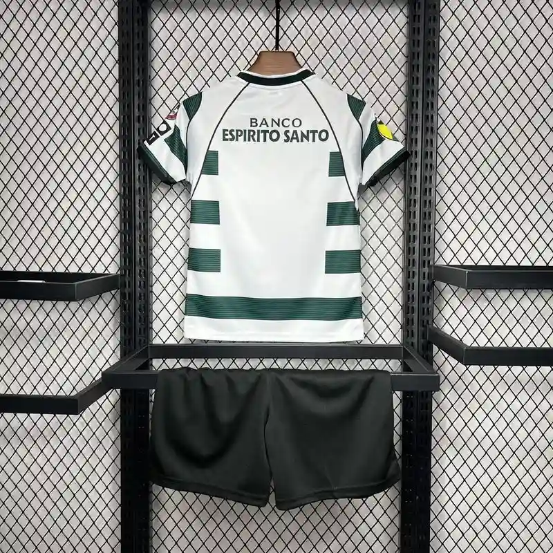 2001-2003 Kids Sporting Lisbon Jersey retro kit