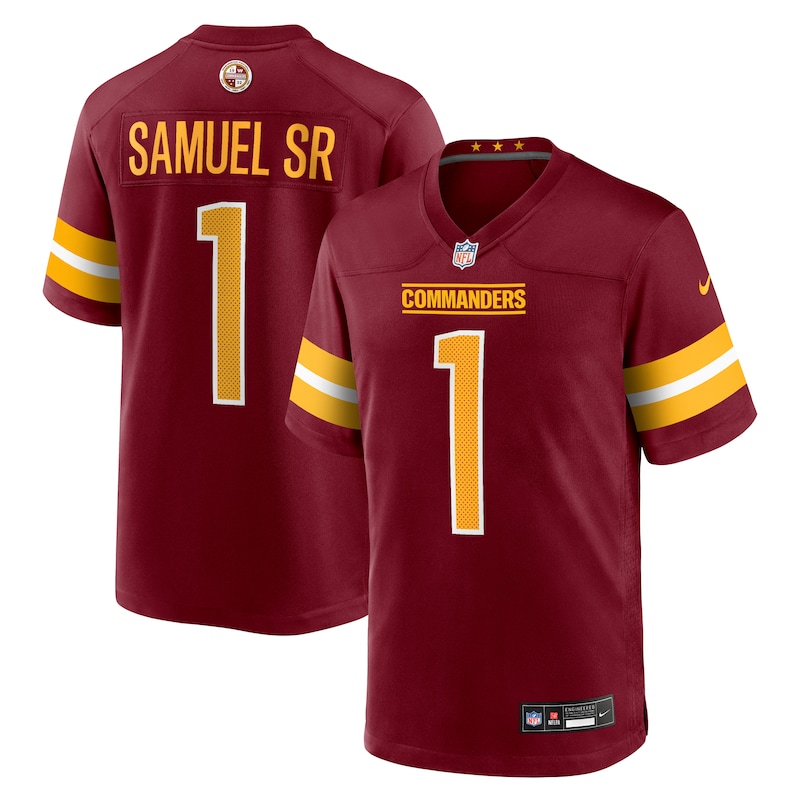 None Deebo Samuel Sr WAS Commanders Iconic Top-Grade Jersey Game Day W