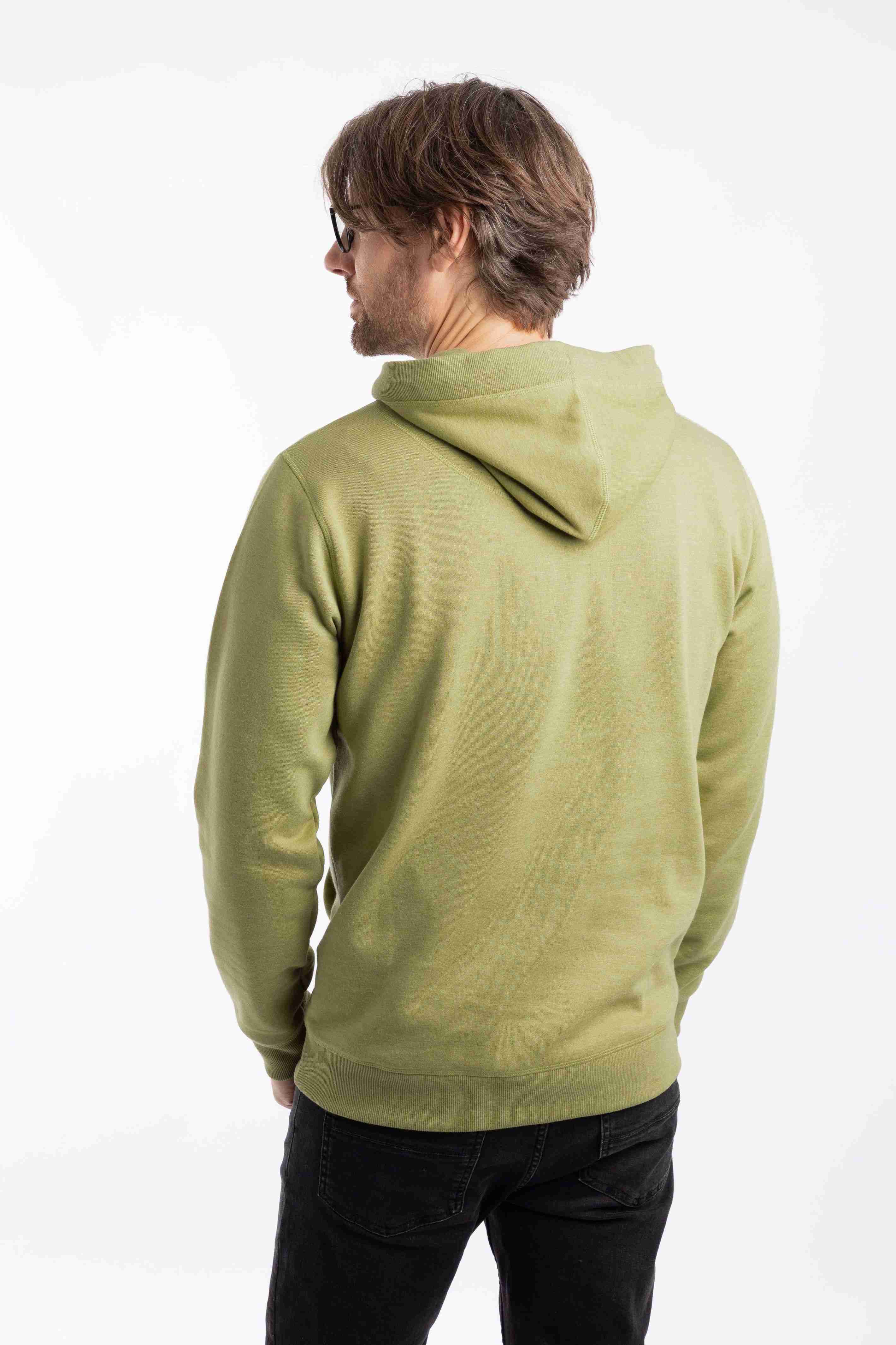 Bryant Front Print Graphic Popover Hoodie WashedOak