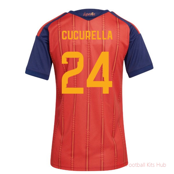 2026-2027 Spain Home Shirt (Womens) (Cucurella 24)