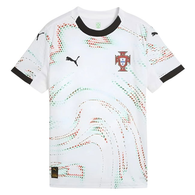Kids New Durable Portugal Away Game Jersey (Ronaldo 7)