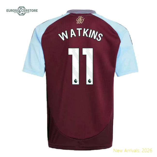 Football Team Kids Hypoallergenic Watkins Jersey 2024-2025 Breathable