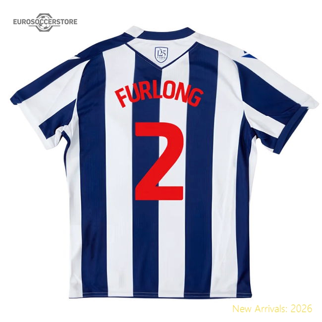 2025-2026 West Brom Wba Home Shirt - Kids (furlong 2) - Match Day Jersey
