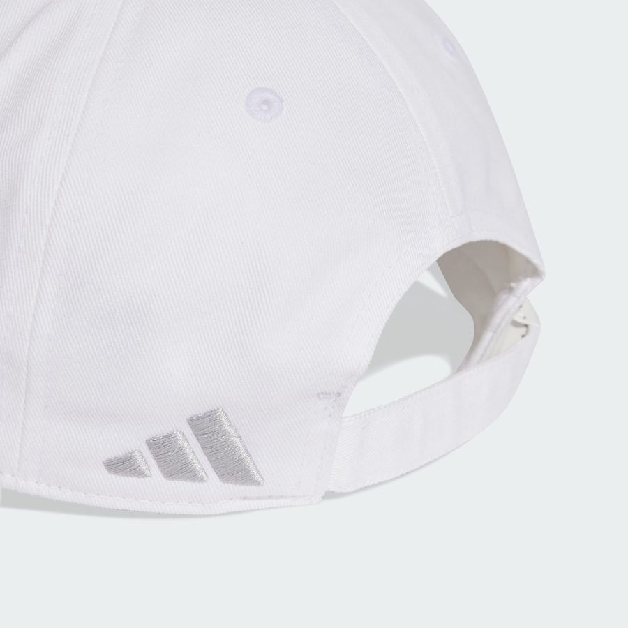 Real Madrid Cap Logo Pure White In Multiple Adult Sizes