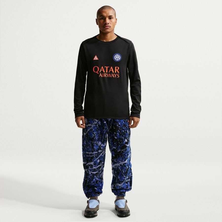 [EFKS] Inter ACG Dri FIT Academy Pro Pre Match Warm Black/Safety Training Orange Kit X