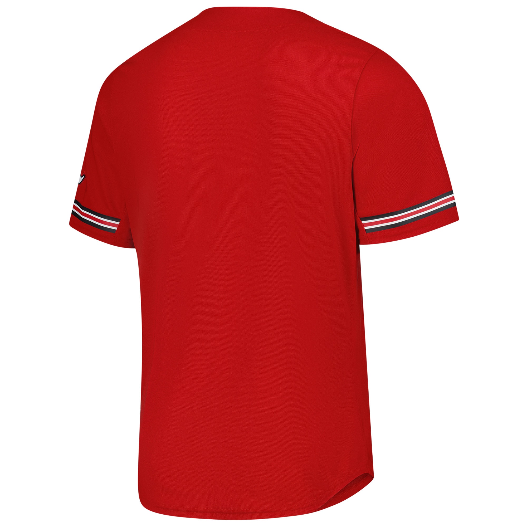 [NJP] Louisville Cardinals Reversible Retro Full-Button Baseball Jersey - Red