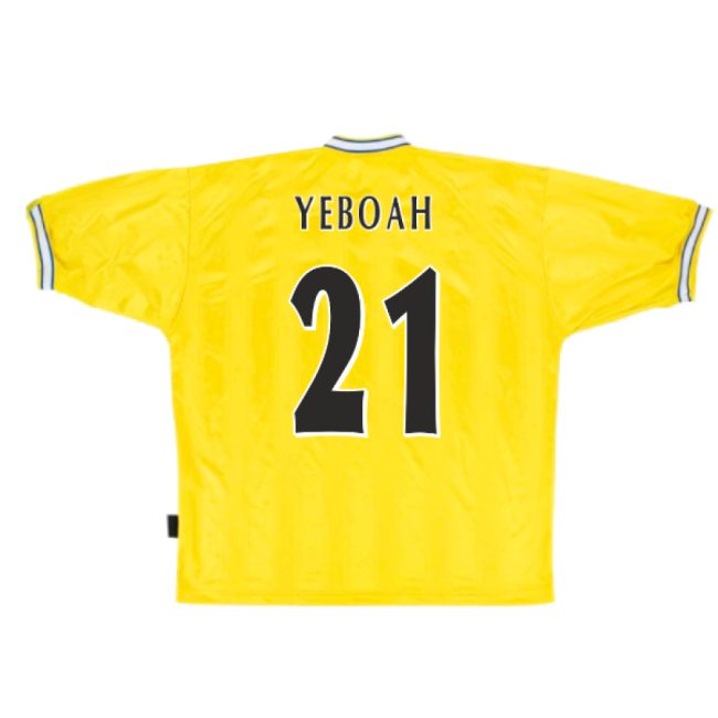Leeds 1997-99 Shirt (L) (Very Good) (Yeboah 21) | Durable