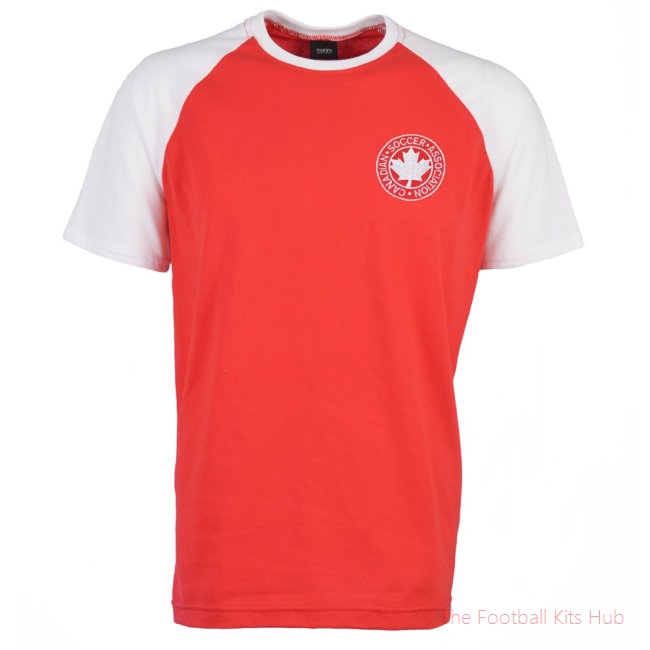 Canada 2018 Raglan Retro Football Shirt