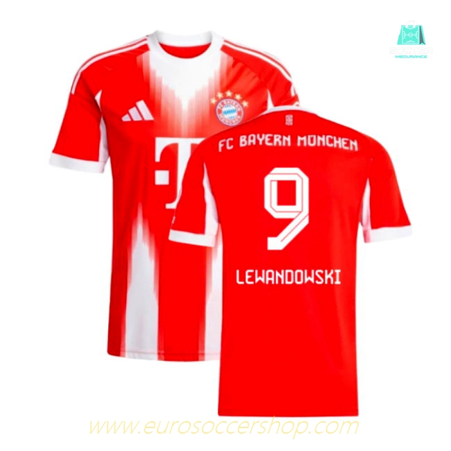 2025-2026 Bayern Munich Home Shirt (Lewandowski 9)