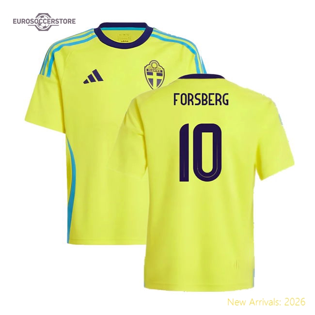 2024-2025 Sweden Home Fan Shirt (Kids) (FORSBERG 10)