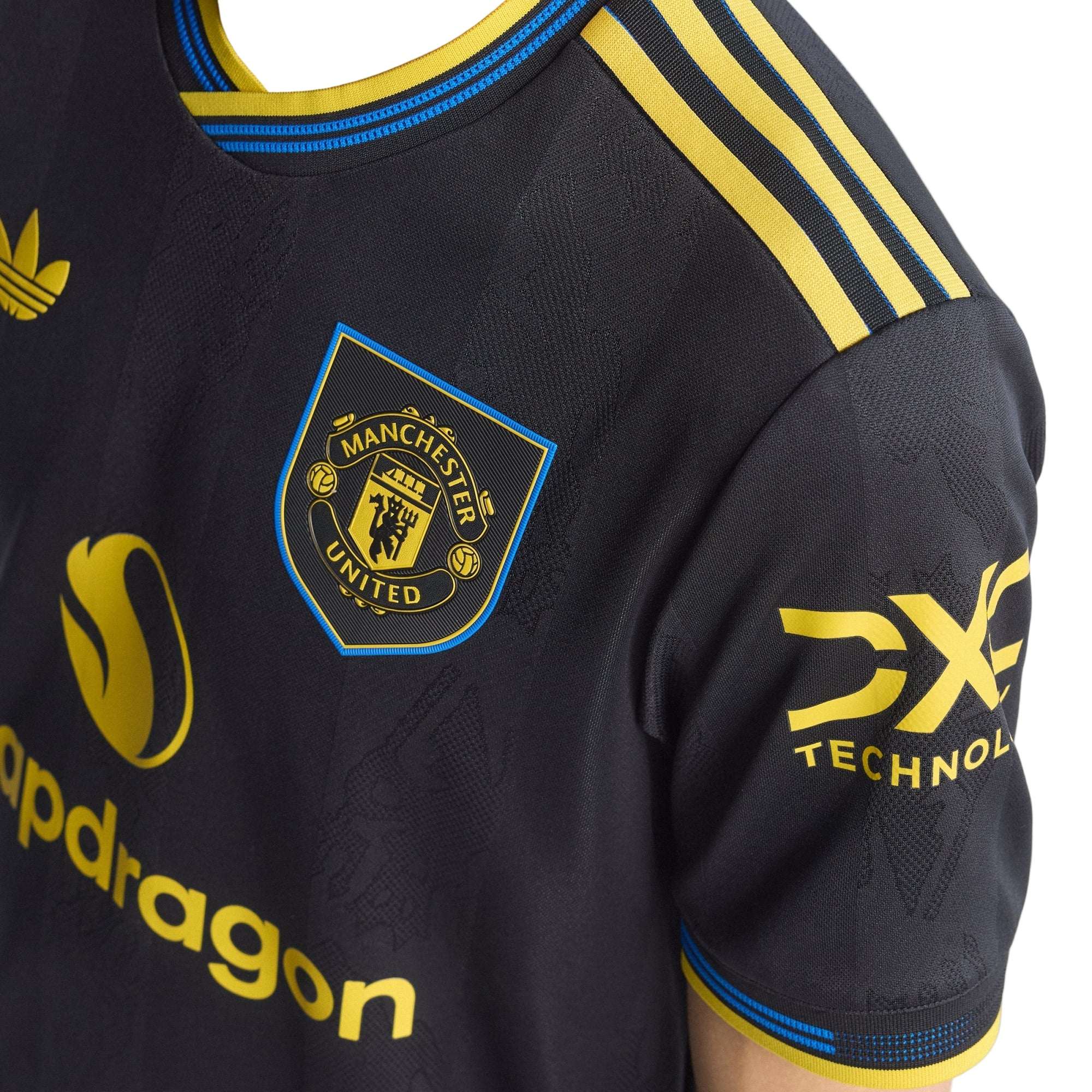 Manchester United Patches 2025-2026 UCL Third Jersey – Authentic Shirt