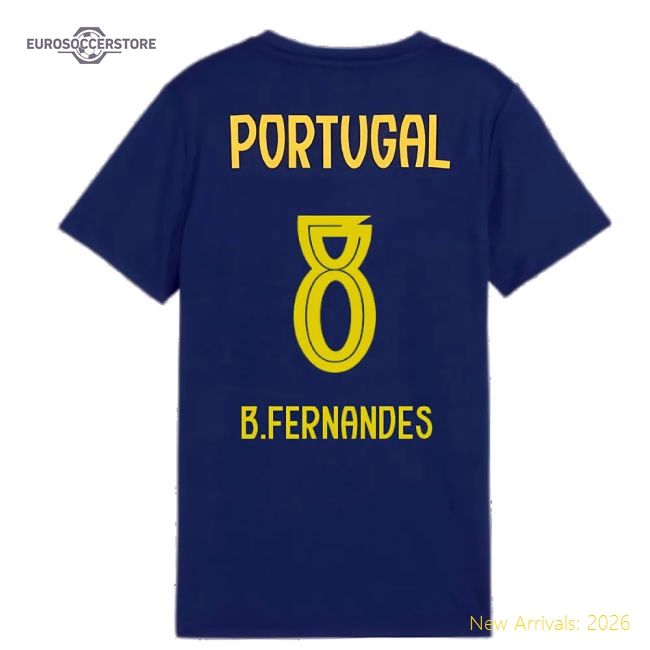 2025-2026 Team Kids Non-toxic B.fernandes Jersey Kids-safe Technology
