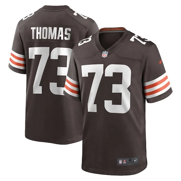 None Joe Thomas Game Jersey - Brown | NFL Player Jersey | NFL Football