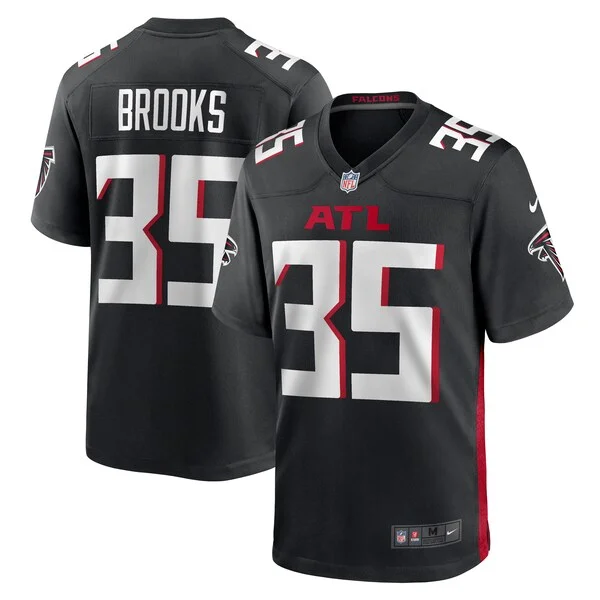 None Natrone Brooks Game Jersey - Black | NFL Player Jersey | NFL Foot