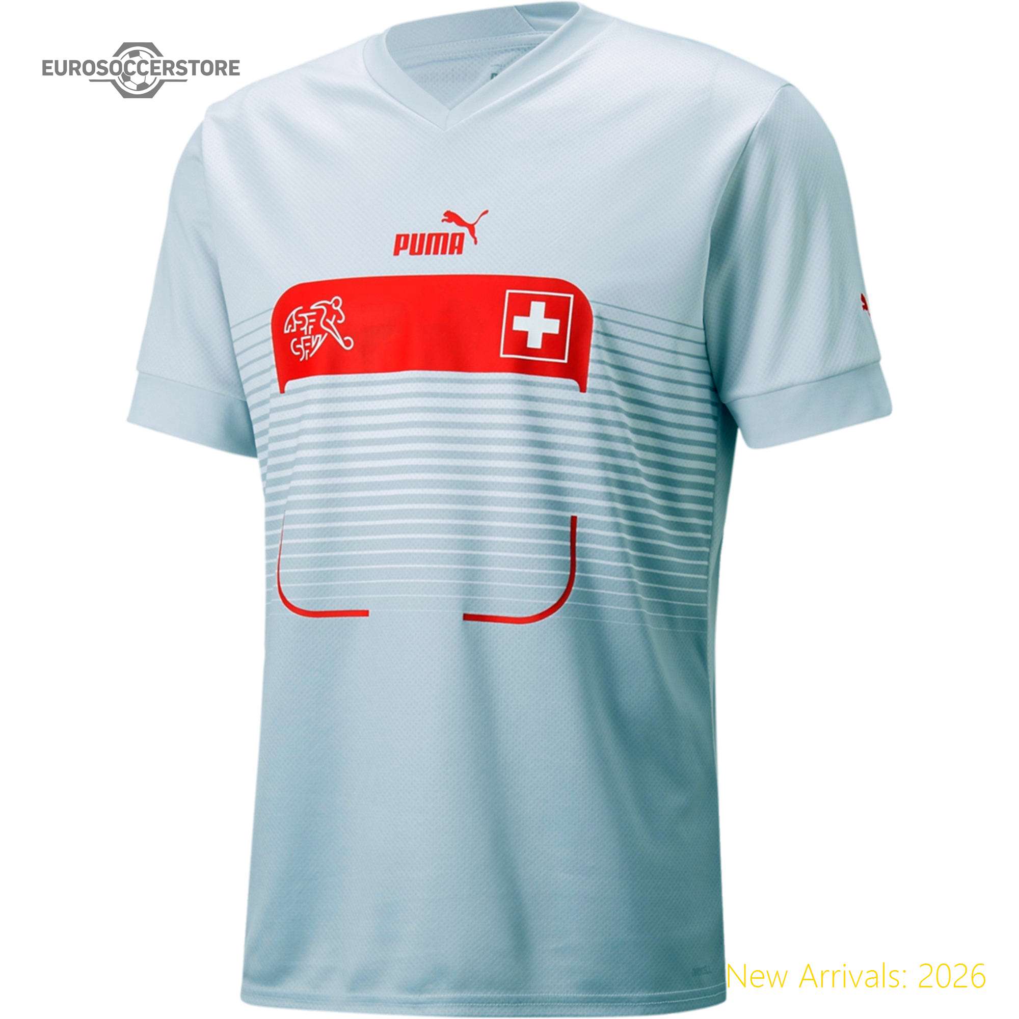 Official Team Merchandise Men Swi Team High-quality Away Jersey 2022