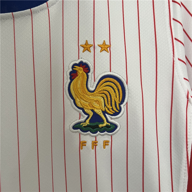 Breathable UEFA Euro 2024 France Away Women's Football Shirt Soccer