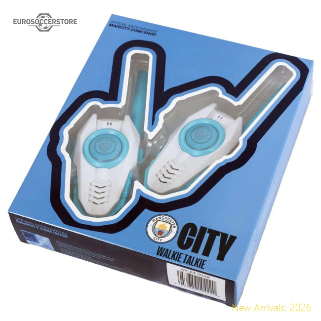 Authentic Manchester City Fc Walkie Talkie Set - Premium Quality