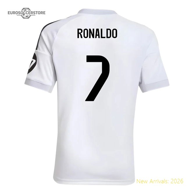 Supporter 2025-2026 Real Madrid Home Shirt (Kids) (Ronaldo 7)