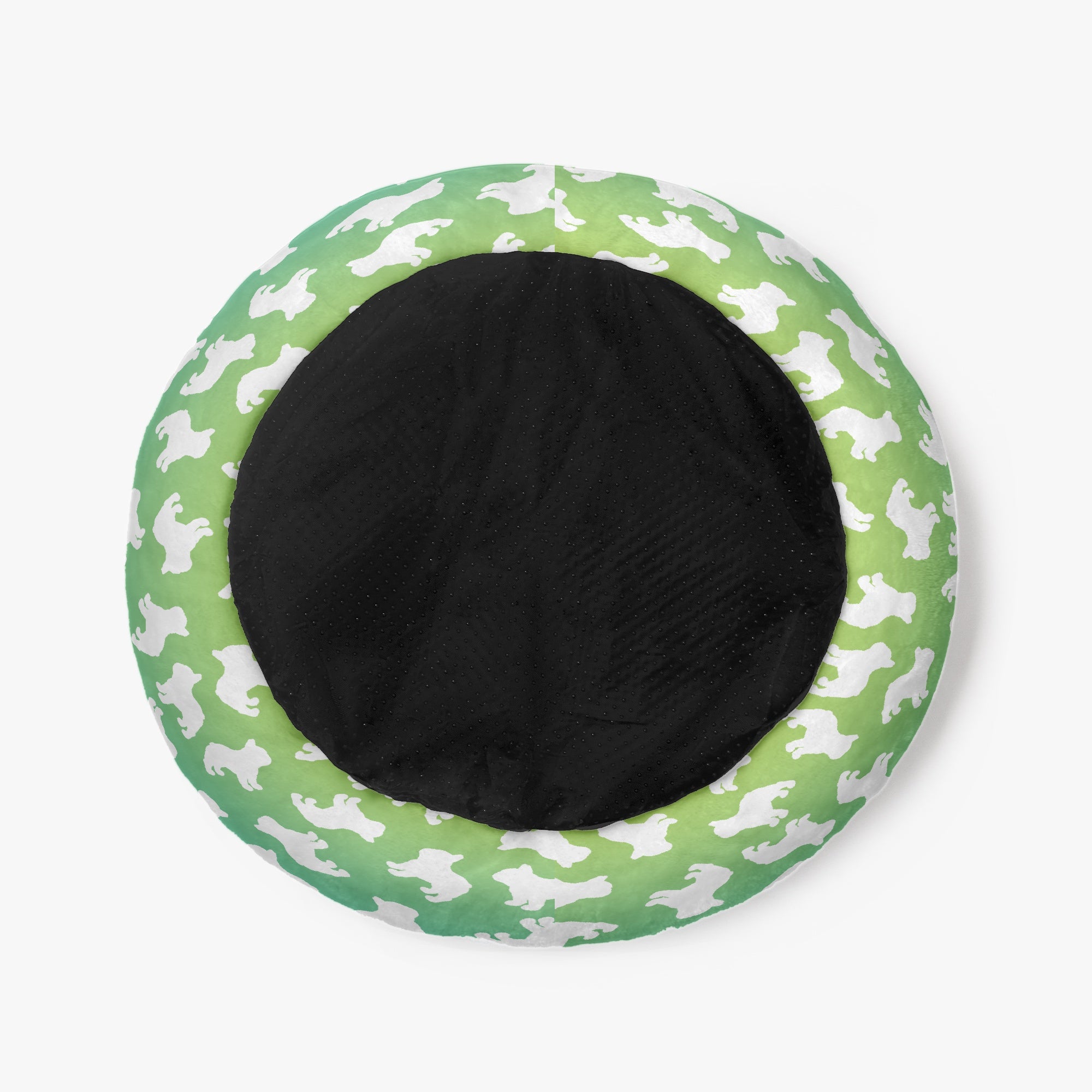 Anti-anxiety Donut Bed For French Bulldogs Indoor Use | Breed-optimized