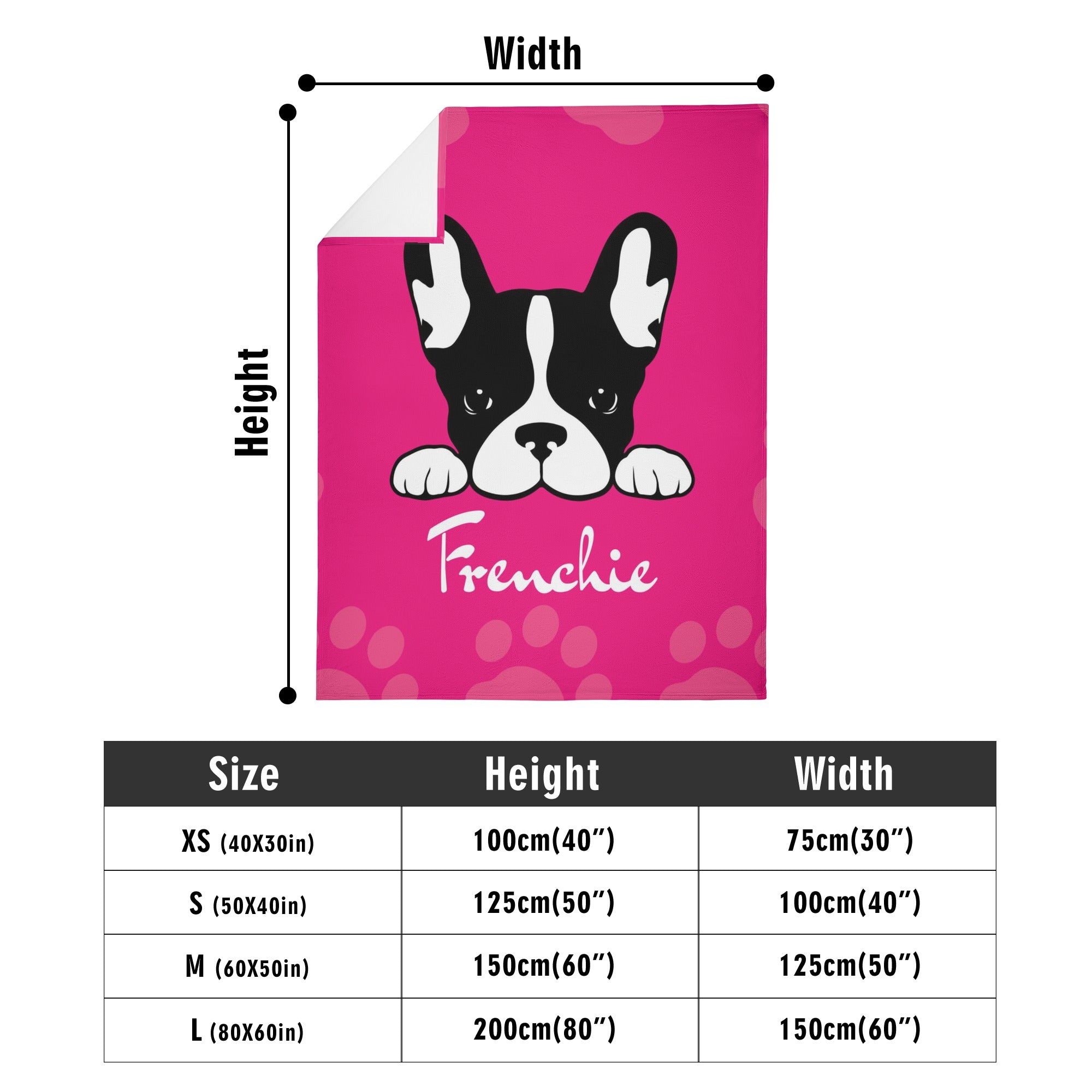 Bulldog Safe Stella- - Durable Blanket For Frenchie Pups