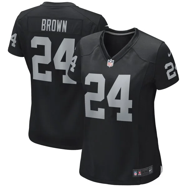 None Willie Brown Game Jersey - Black | NFL Player Jersey | NFL Footba
