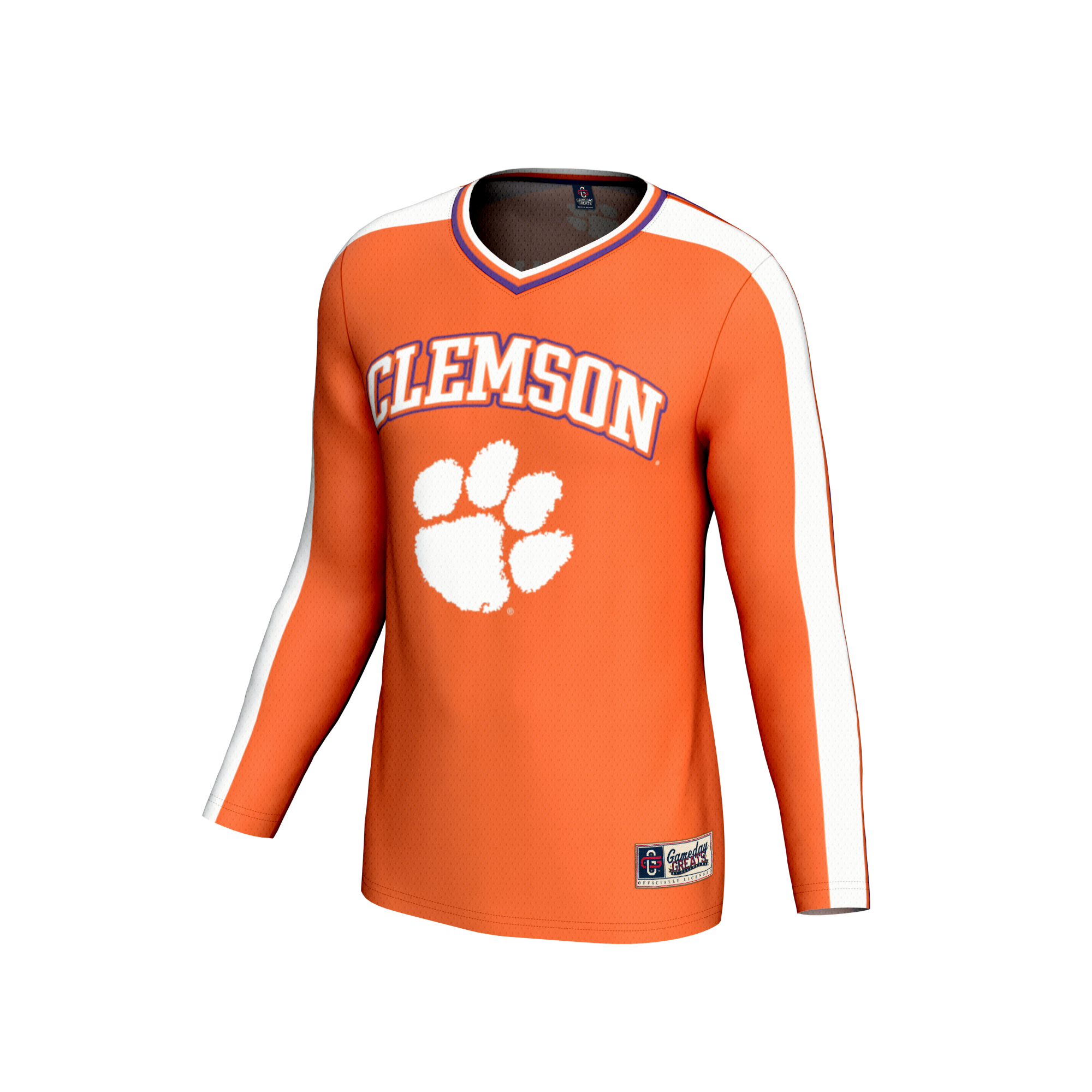 [DDG] Clemson Tigers GameDay Greats Unisex NIL Pick-A-Player Lightweight Collegiate Volleyball Fashion Jersey - Orange
