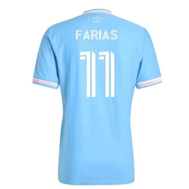 2025-2026 Mls Team Authentic Mls Jersey Farias Drycell Quick-dry