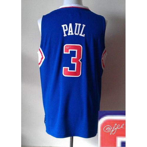 LAC Blue C. Paul #3 NBA Jersey Game Day Wear Game Day Wear NBA Fan Apparel