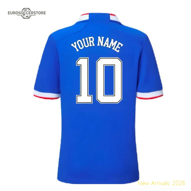 Rangers Shirts Children 2022 Home Jersey Jersey Football Fan Apparel