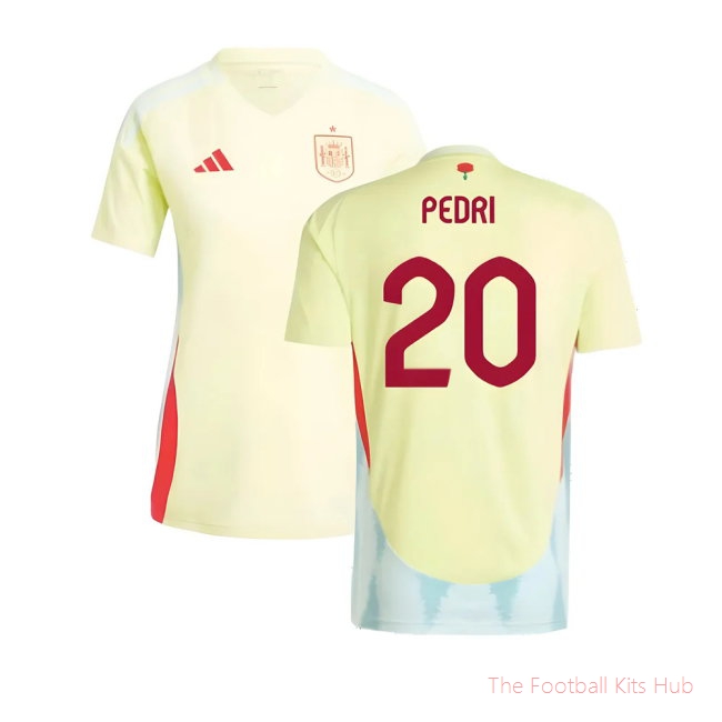 2024-2025 Spain Away Shirt (Ladies) (Pedri 20)