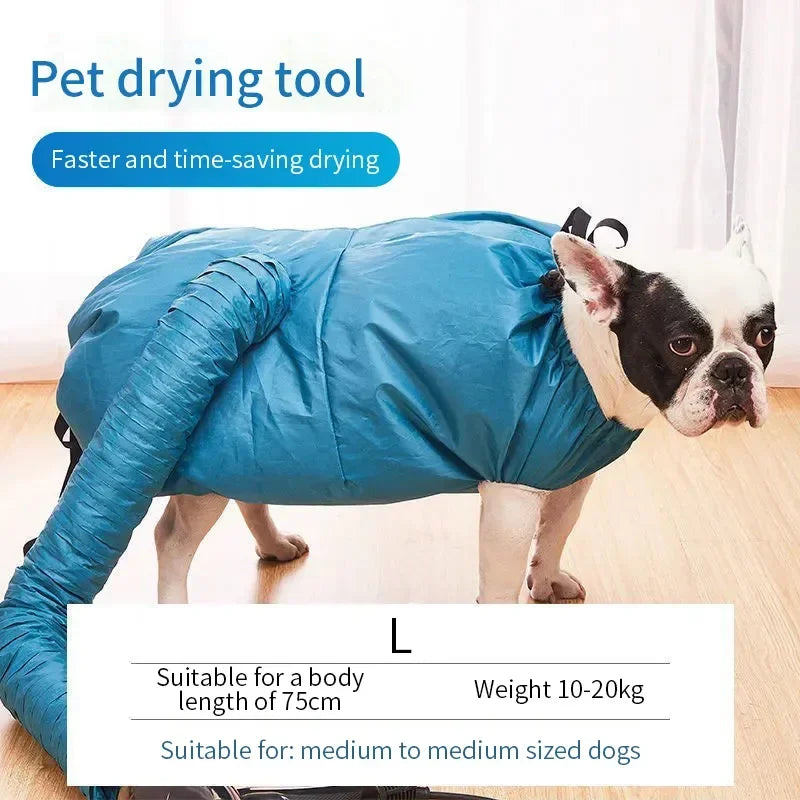 French Bulldog Poochdry Frenchie Drying Bag Quick And Easy Pet Drying Durable Dog Item