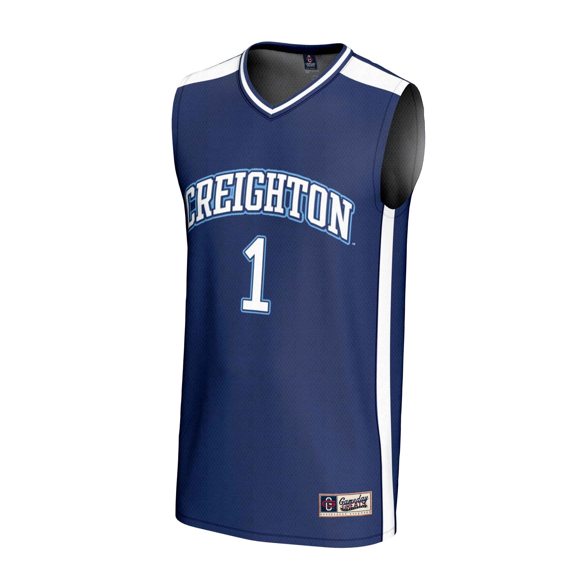 [DDG] Creighton Bluejays GameDay Greats Unisex Lightweight Basketball Fashion Jersey - Blue