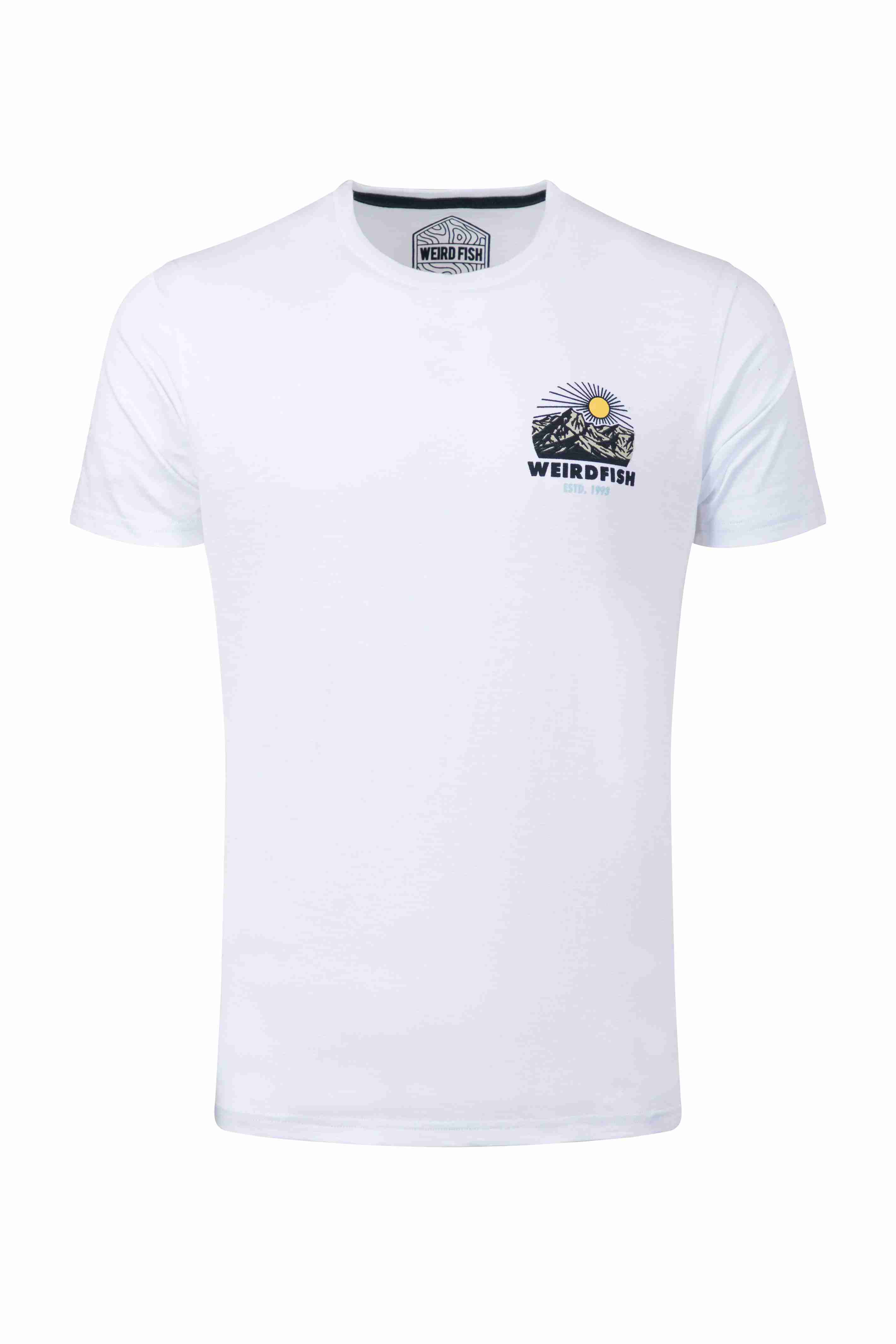Lake District Back Print Graphic T-Shirt White