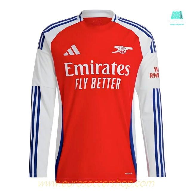 2024-2025 Arsenal Long Sleeve Home Shirt