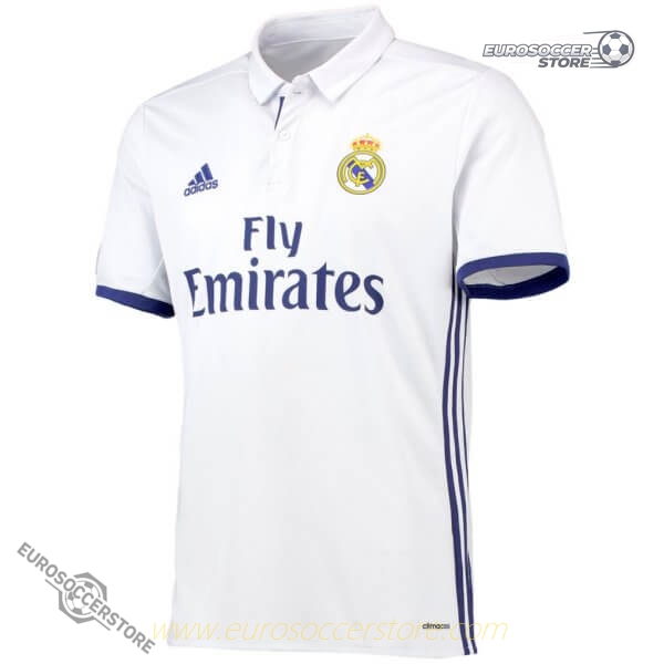 Vintage Real Madrid Home Football Jersey from the 16-17 Season