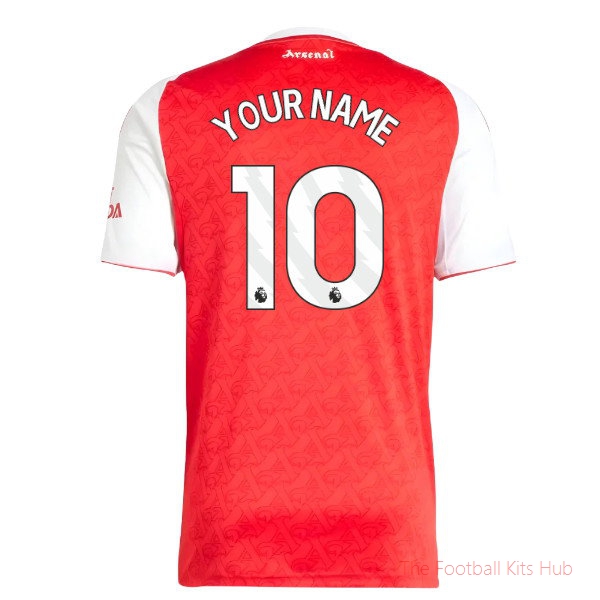 Matchday Premium Arsenal Home 2025/26 Jersey (Your Name)