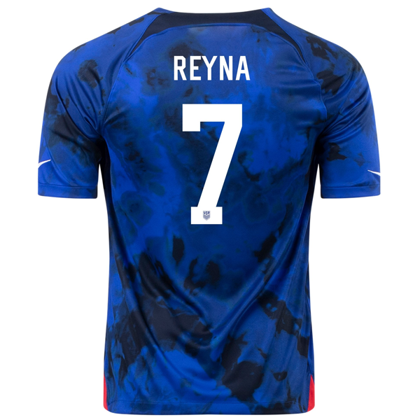 Eye-catching Men Usa Giovanni Reyna Away Premium Jersey 2022