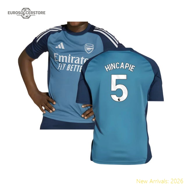 Gentle Arsenal Kids Hincapie Jersey 2025-2026 Moisture-wicking