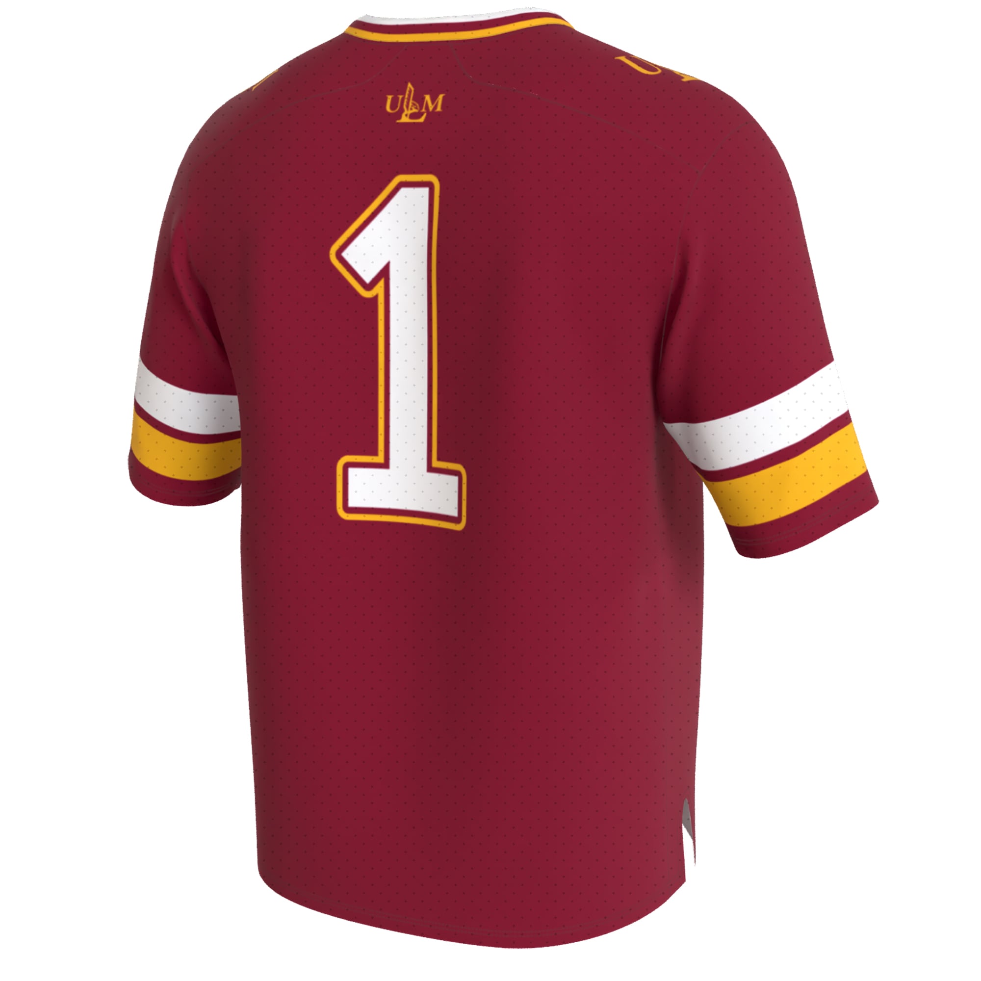 Unisex Maroon ULM Warhawks Lightweight Collegiate Football Fashion Jersey