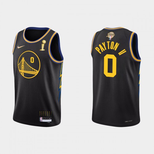 Black GSW State Warriors #0 Nike Performance Jersey Basketball Jersey