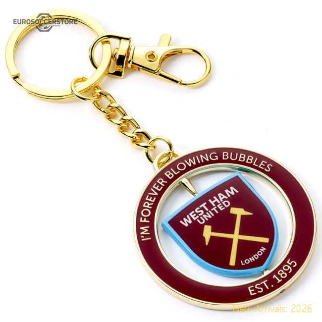 Premium West Ham United Fc Spinner Keyring - Premium Quality Baby