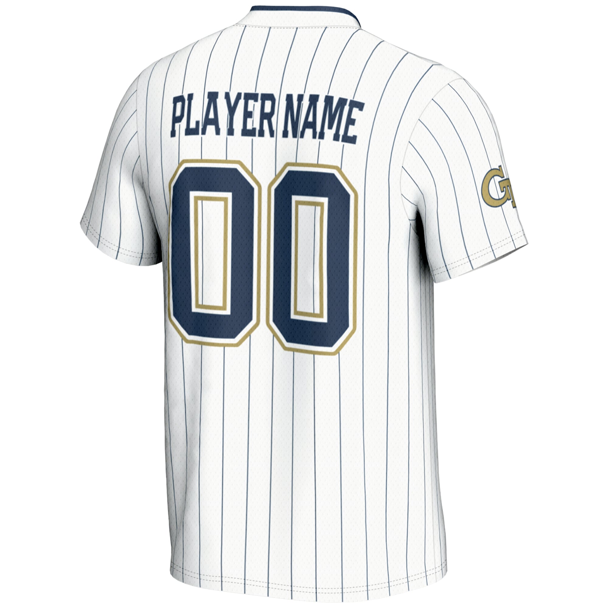 Georgia Tech Yellow Jackets GameDay Greats NIL Pick-A-Player Lightweight Softball Jersey - White