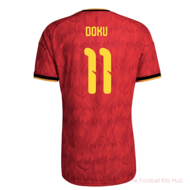 2026-2027 Belgium Authentic Home Shirt (Doku 11)