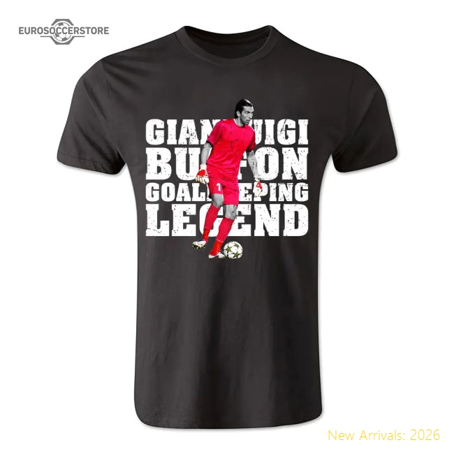 Gianluigi Buffon Goalkeeping Legend T-Shirt (Black)