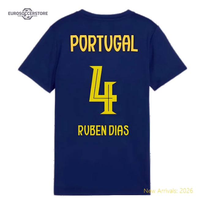Non-toxic Football Team Kids Jersey Ruben Dias 2025-2026 Dri-fit