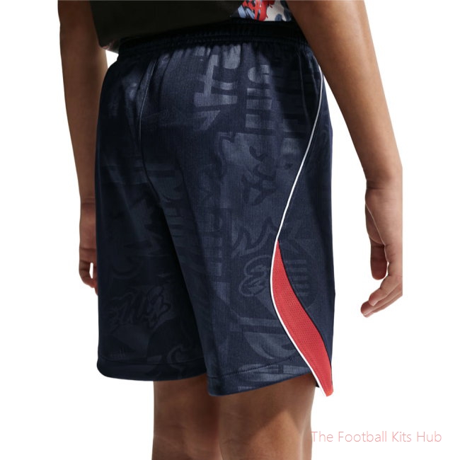 England Away Shorts 2026-2027 Kids' Club Kit National Team Shirt