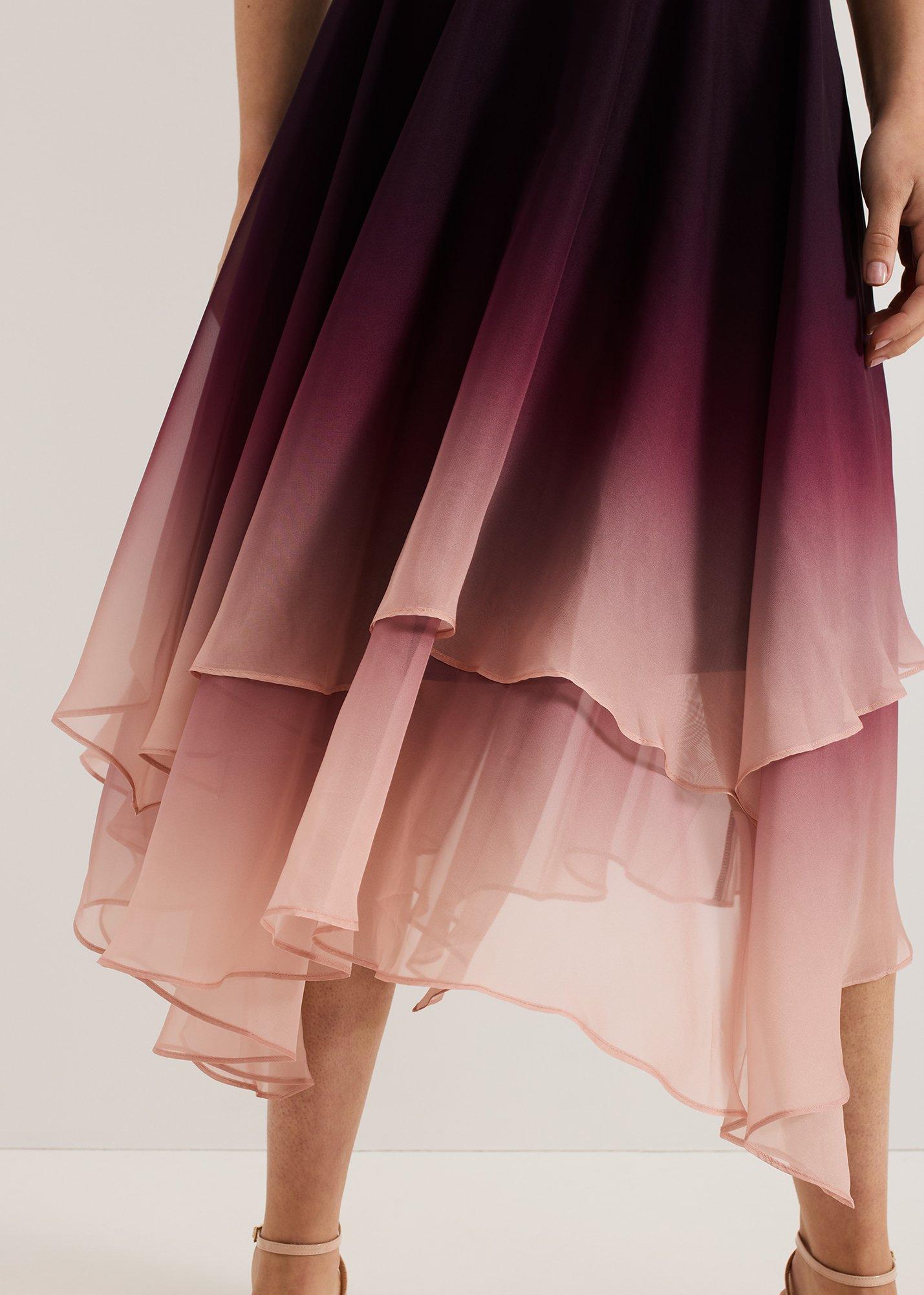Maybel Ombre Corsage Chiffon Dres
