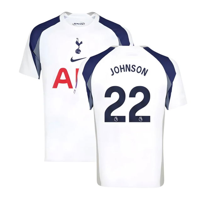 2025-2026 Tottenham Hotspur Home Jersey (Johnson 22)