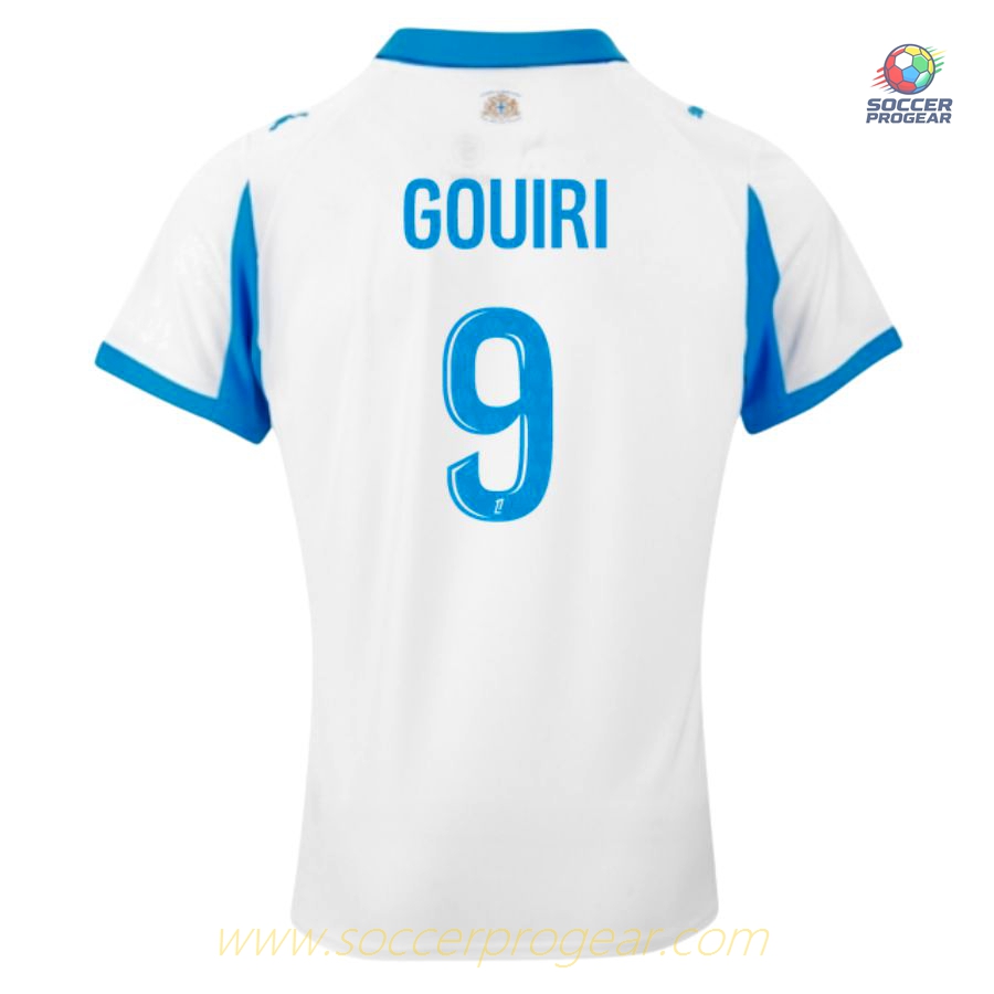 OM Ligue 1 Uber Eats Home Youth Football Kit Football Jersey 2025-2026 Season Gouiri
